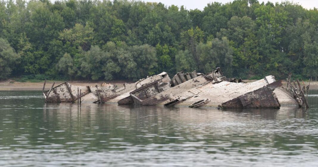 Suša na dnu Dunava otkrila gvozdene grdosije iz 1944. godine koje kriju veliku opasnost Suša na dnu Dunava otkrila gvozdene grdosije iz 1944. godine koje kriju veliku opasnost
