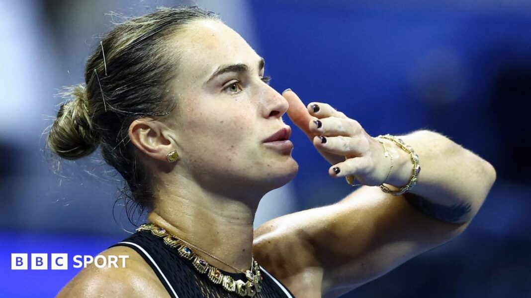 Rezultati US Opena 2026: Aryna Sabalenka nastavlja odbranu titule jednom od najbržih Grand Slam pobjeda u karijeri Aryna Sabalenka blows a kiss to the US Open crowd