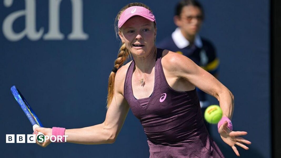 Rezultati US Opena 2026: Harriet Dart i Francesca Jones gube kako bi prekinuli interesovanje Britanaca za samce u New Yorku Harriet Dart in action against Marie Bouzkova at the US Open